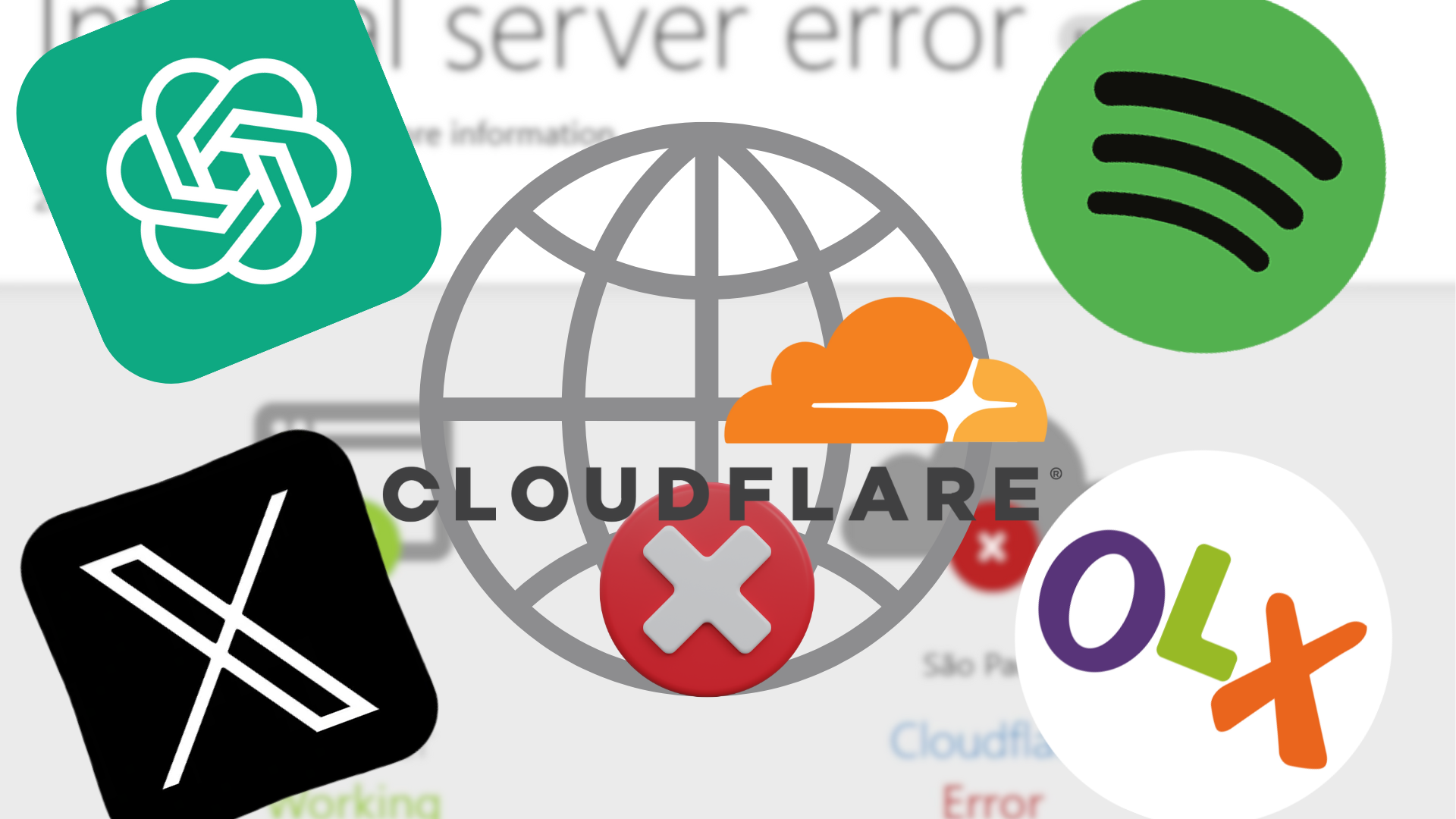 Falha na Cloudflare derruba X, ChatGPT, Spotify e expõe fragilidade da infraestrutura da internet